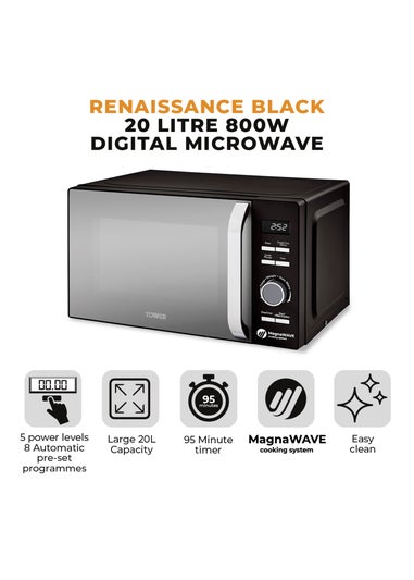 Tower Renaissance Microwave (20L)