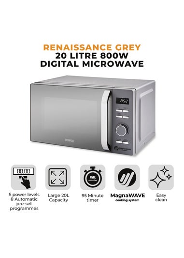 Tower Renaissance Microwave (20L)