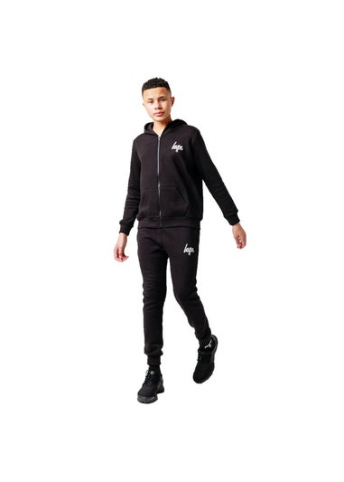 Hype Kids Black Full Zip Tracksuit (3-16yrs)