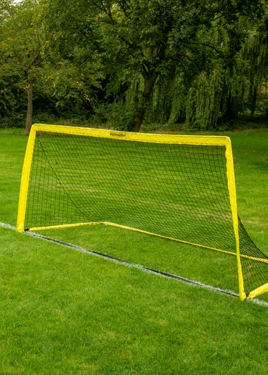 Kickmaster Yellow Fibreglass Flexi Goal 6ft (H100cm x W200cm x L100cm)