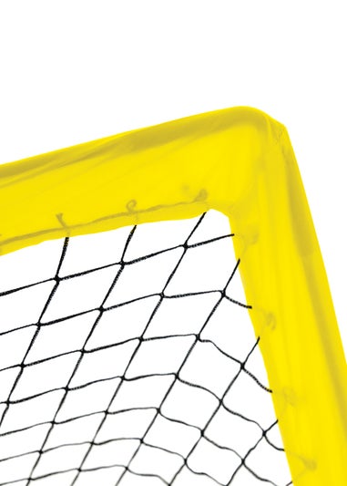 Kickmaster Yellow Fibreglass Flexi Goal 6ft (H100cm x W200cm x L100cm)