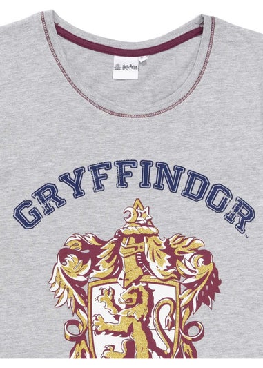 Harry Potter Grey Gryffindor Long Pyjama Set