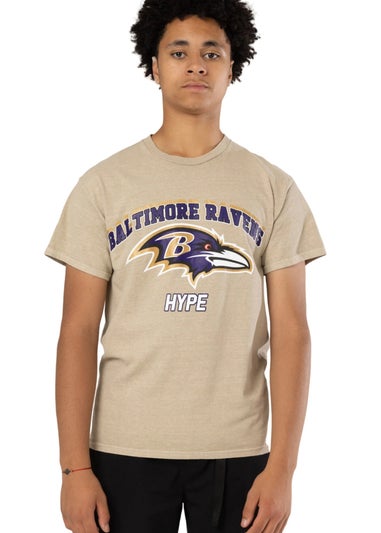 Hype Kids Sand Baltimore Ravens NFL T-Shirt (3-13yrs)