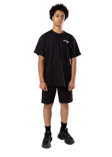 Hype Kids Black Kansas City Chiefs NFL T-Shirt (3-13yrs)
