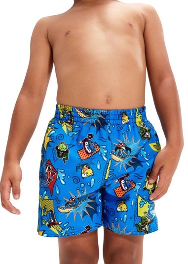 Speedo Kids Blue Learn To Swim 11 Swim Shorts (12months-6yrs)