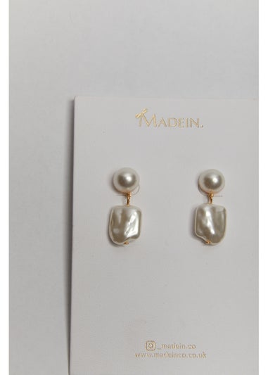 Madein Ivory Pearl Drop Earrings