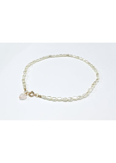 Madein Ivory Pearl Heart Necklace