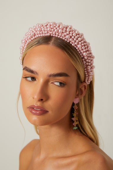 Madein Blush Pink Pearl Headband