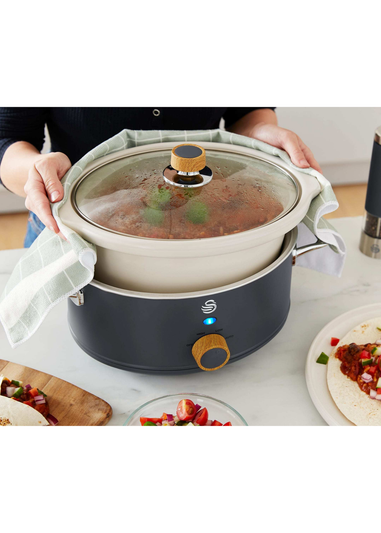 Swan 3.5L Slow Cooker Nordic Grey