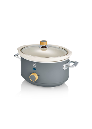 Swan 3.5L Slow Cooker Nordic Grey