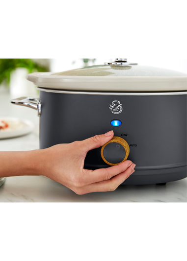 Swan 3.5L Slow Cooker Nordic Grey