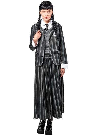 Rubies Wednesday Addams School Uniform Fancy Dress Costume