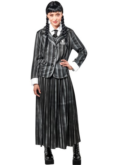Rubies Wednesday Addams School Uniform Fancy Dress Costume