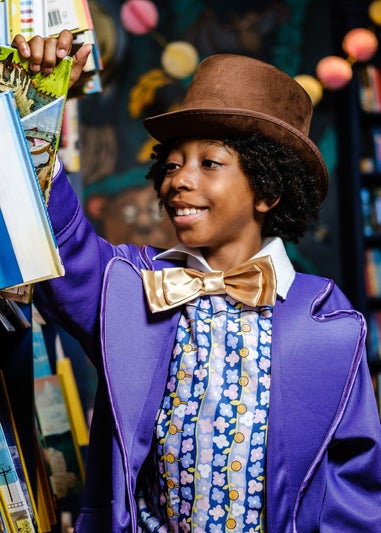 Rubies Kids Willy Wonka Fancy Dress Costume Deluxe (4-14 yrs)