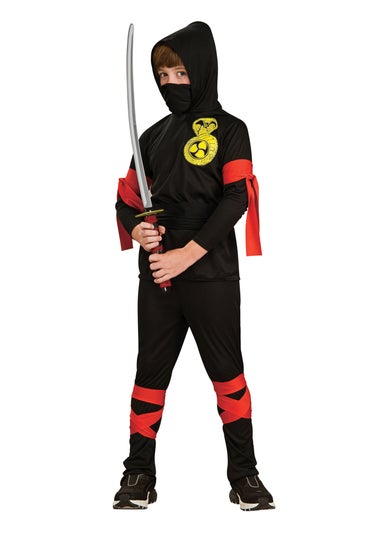 Rubies Kids Ninja Fancy Dress Costume (4-14 yrs)