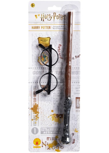 Rubies Harry Potter Wand & Glasses Fancy Dress Kit