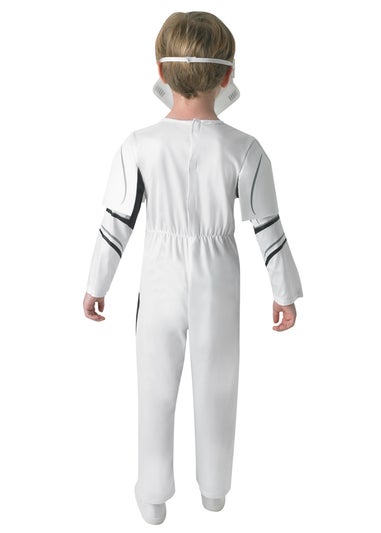 Rubies Kids Stormtrooper White Fancy Dress Costume  (3-8 yrs)