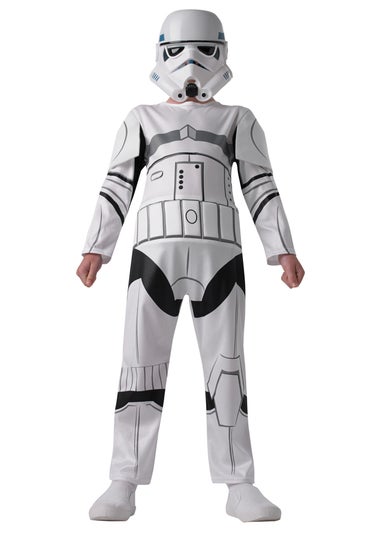 Rubies Kids Stormtrooper White Fancy Dress Costume  (3-8 yrs)