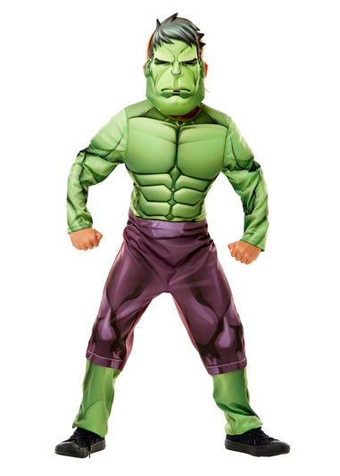 Rubies Kids Hulk Fancy Dress Costume Deluxe (3-8 yrs)