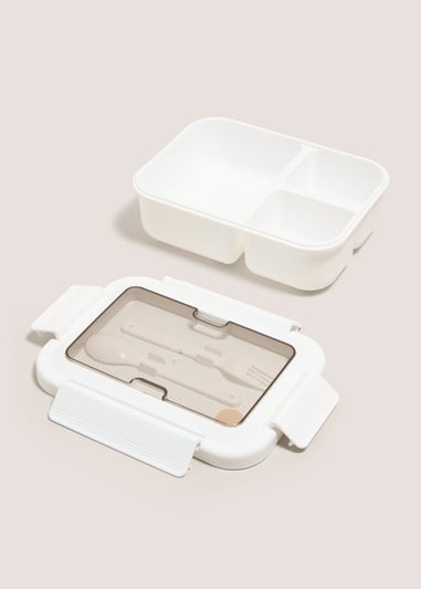 Souluxe White Bento Lunch Box