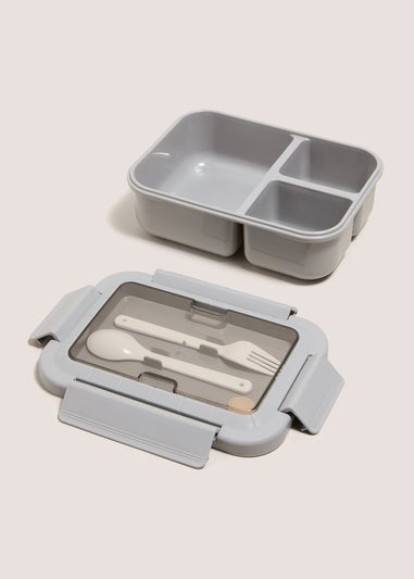 Souluxe Grey Bento Lunch Box