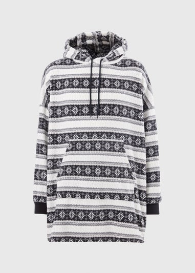 Black Fairisle Snoodie