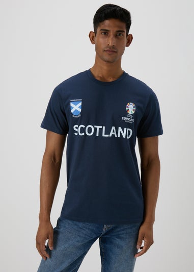 Navy Scotland Football T-Shirt