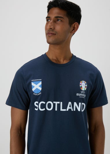 Navy Scotland Football T-Shirt