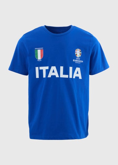 Blue Italy Football T-Shirt