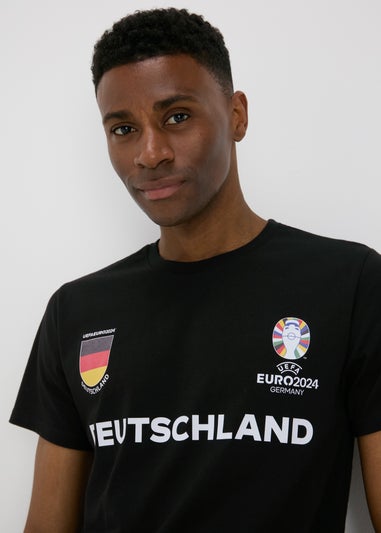 Black Germany Football T-Shirt