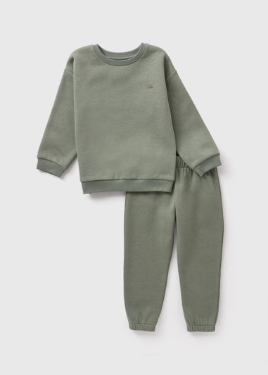 Boys Green Sweatshirt & Jogging Bottoms Set (1-7yrs)