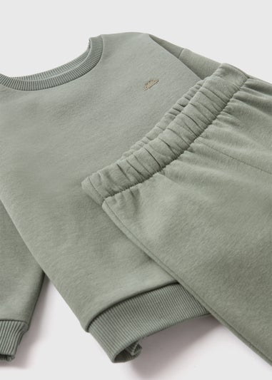 Boys Green Sweatshirt & Jogging Bottoms Set (1-7yrs)