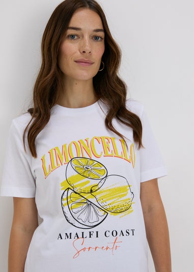 White Lemon Graphic T-Shirt