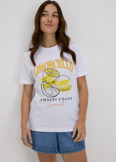 White Lemon Graphic T-Shirt