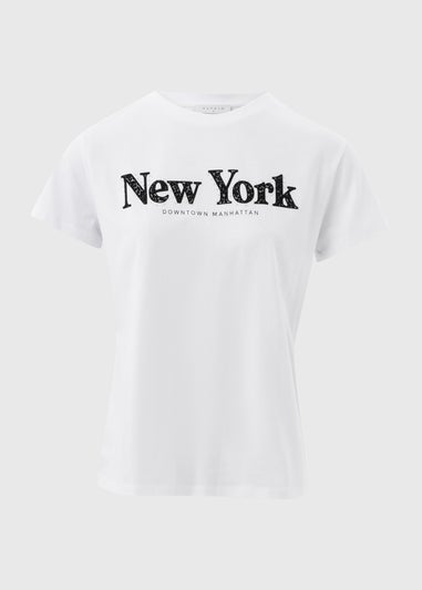 White New York T-Shirt