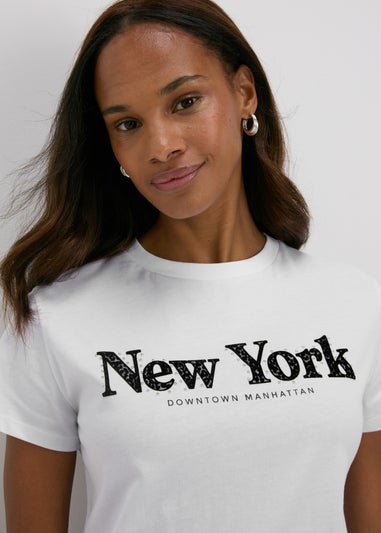 White New York T-Shirt