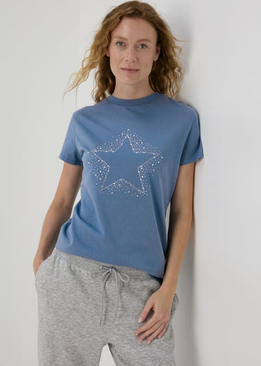 Blue Star Graphic T-Shirt