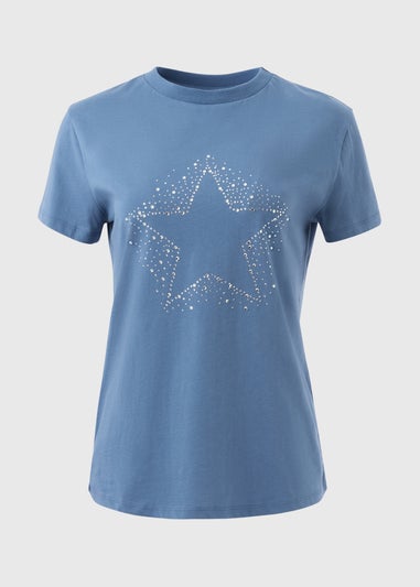 Blue Star Graphic T-Shirt