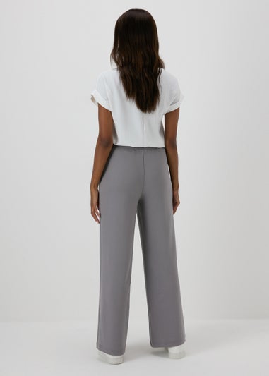 Grey Seam Detail Trousers.