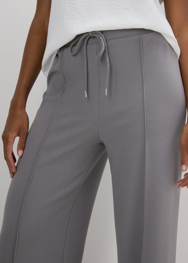 Grey Seam Detail Trousers.