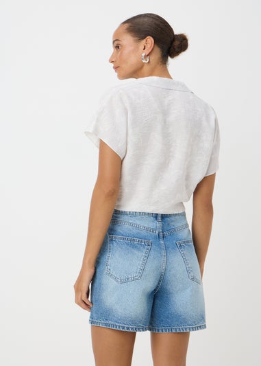 Grey Tie Waist Shirt