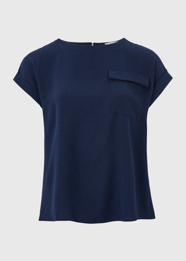 Navy Pocket Front T-Shirt