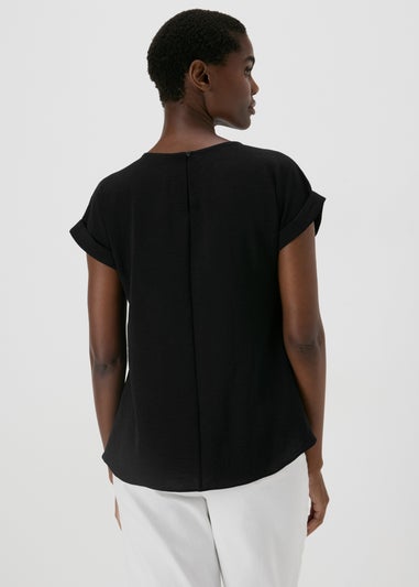 Black Pocket Front T-Shirt