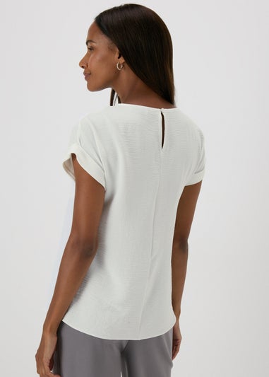 Ivory Pocket Front T-Shirt