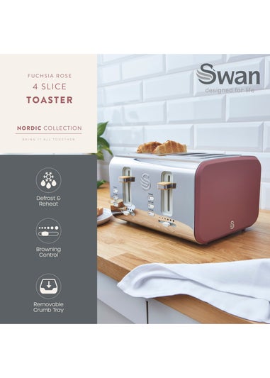 Swan 4 Slice Nordic Style Toaster