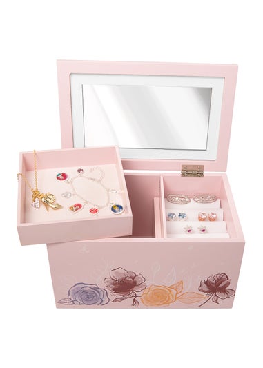 Disney Princess Pink Printed Wooden Jewellery Box