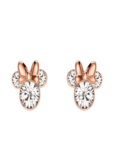 Disney Minnie Mouse Rose Gold Silver Plated Earring Stud
