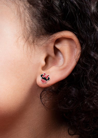 Disney Mickey and Minnie Mouse Enamel Filled Earrings