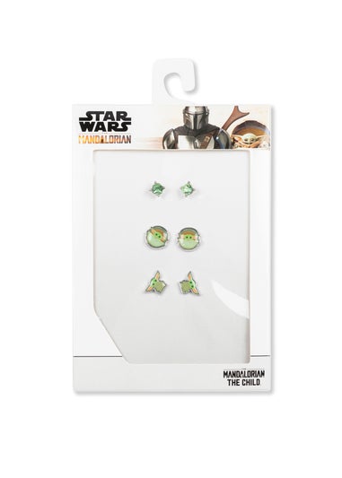 Star Wars The Mandalorian Grogu 3pc Earring Set