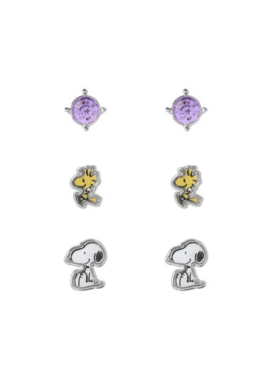 Peanuts Snoopy 3pc Earring Set